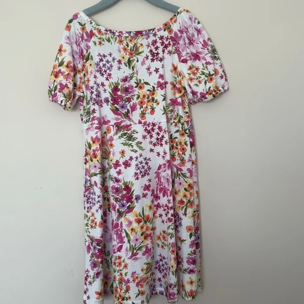 The Children’s Place Floral Girl Dress size M 7/8 Like New - Picture 6 of 7